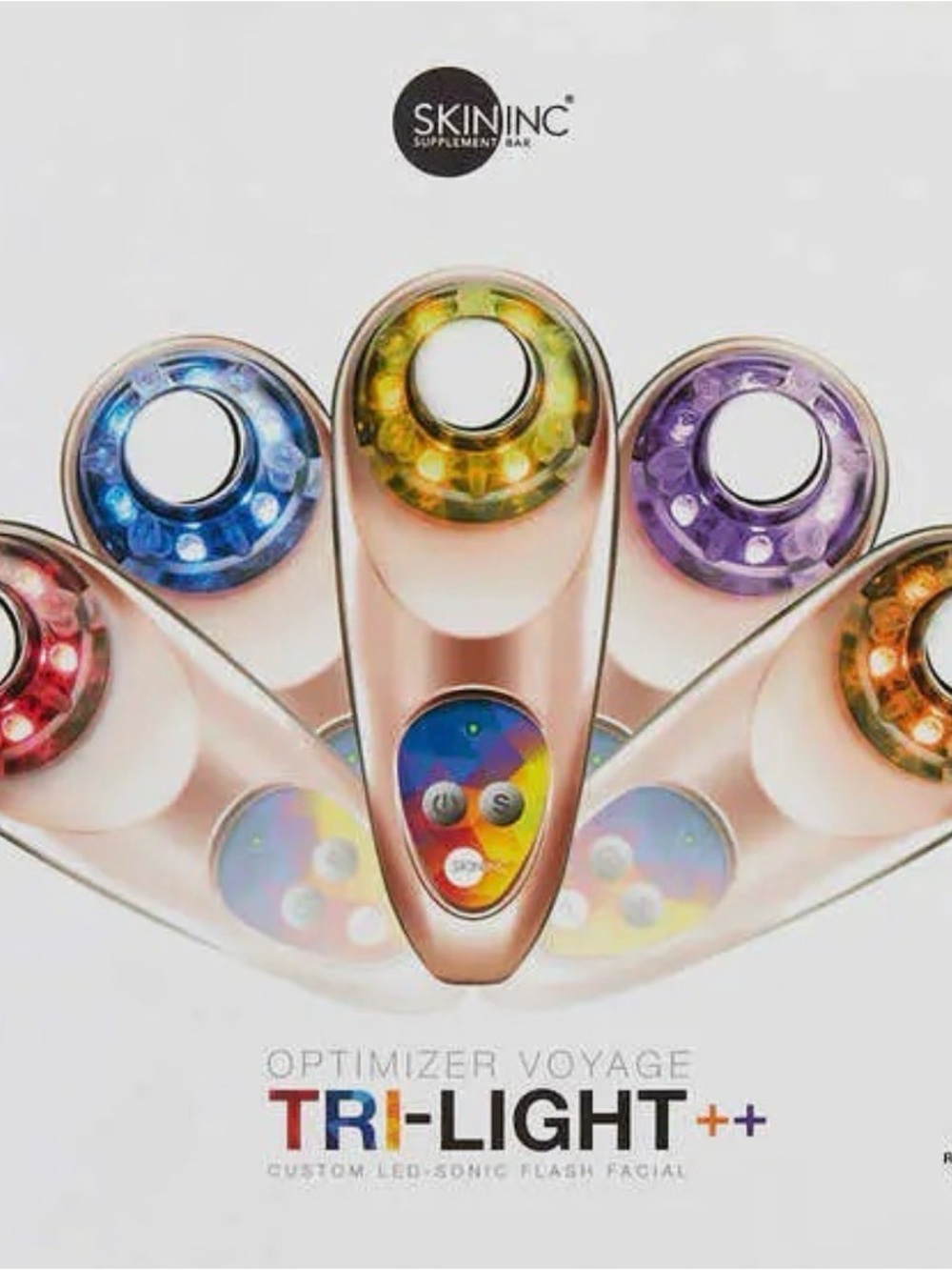 Skin Inc Optimizer Voyage Tri-Light++ LED Facial Device - Rose Gold